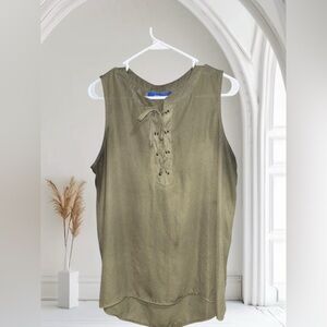 Women’s Olive green tank top